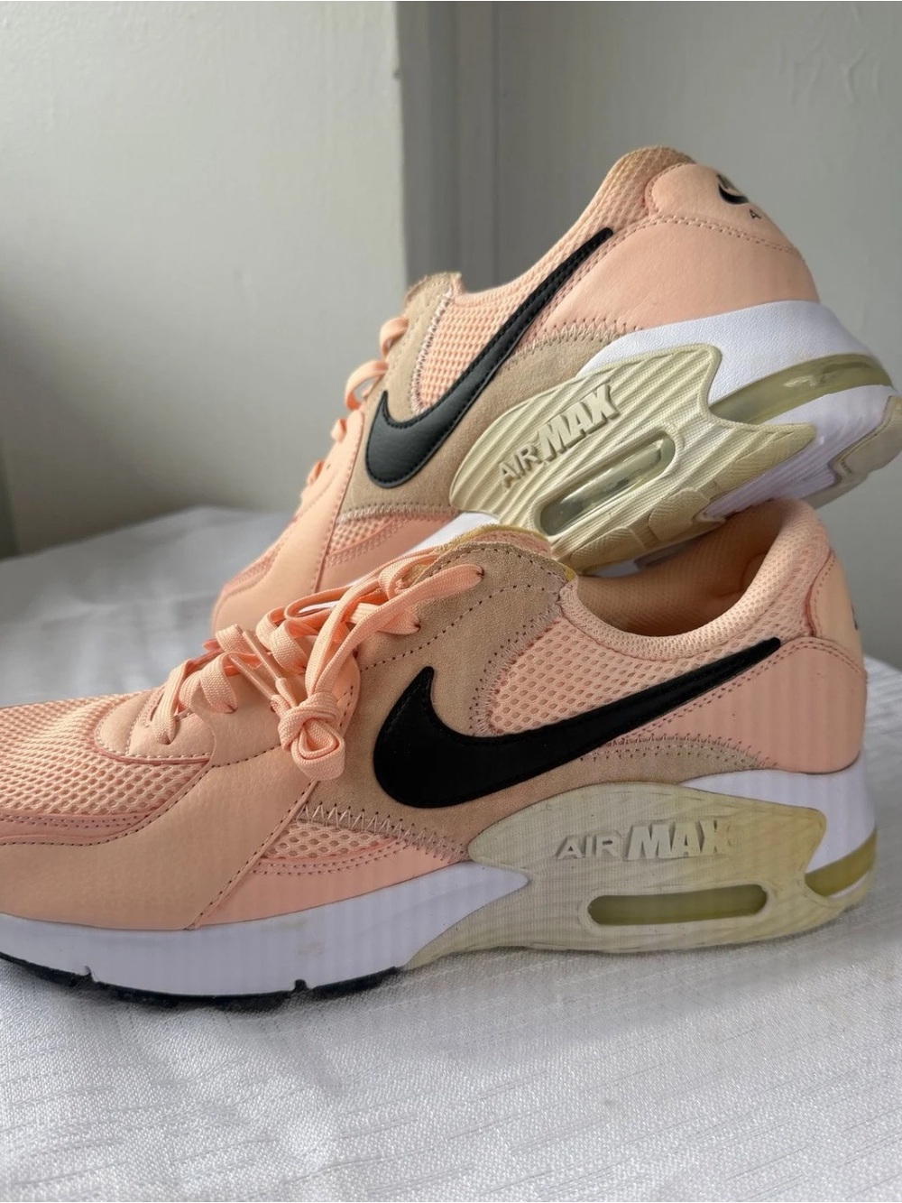 Nike Air Max Excee Peach Pink Running Shoes Women’s Size 12